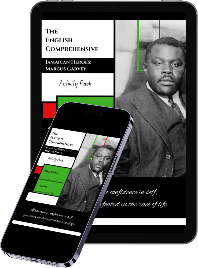 The English Comprehensive: Marcus Garvey Activity Pack - Image 2